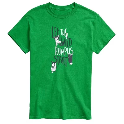 Мужская футболка с коротким рукавом Wild Rumpus и рисунком 