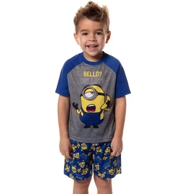 Мальчиковая пижама Intimo Minions с шортами, разноцветная