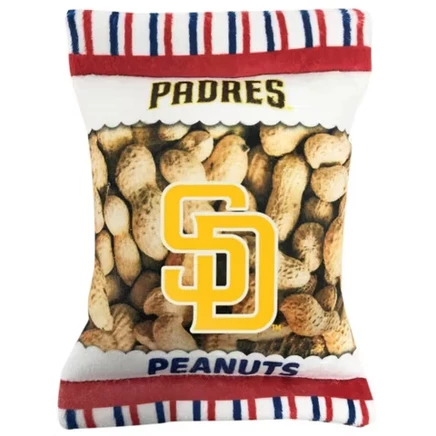 Игрушка для домашних животных в мешочке с арахисом San Diego Padres
