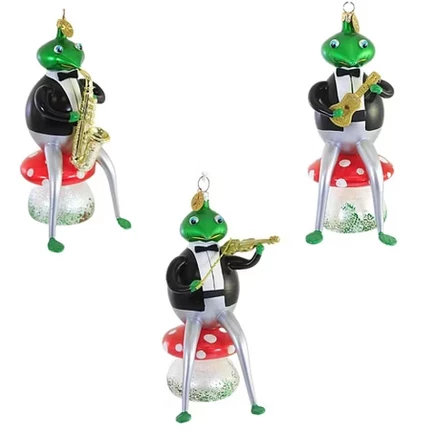 Ёлочная игрушка Radko Swamp Stompers набор 3 шт., 16,5 см