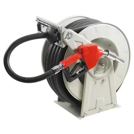 Катушка топливного шланга Vevor 1″×15 м с автопистолетом, 300 PSI