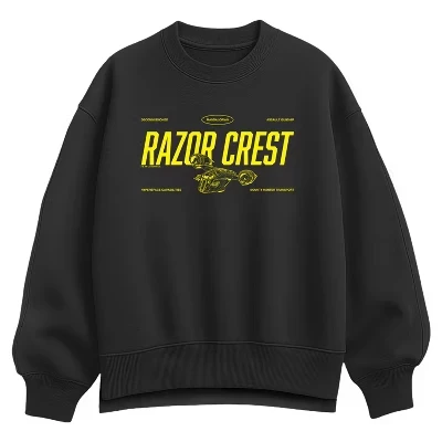 Женский свитшот STAR WARS Razor Crest, черный