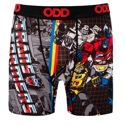 ODD SOX – Трусы–боксеры с героями мультфильмов – Лицензионное нижнее белье для ТВ, комиксов и ретро-анимации - Мужские размеры - Новая подарочная одежда transformers split