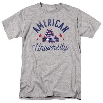 Мужская футболка NCAA American University Eagles, серый меланж