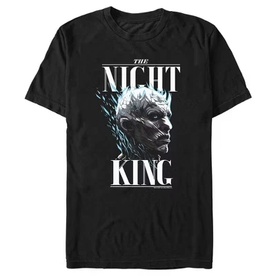 Мужская футболка Game of Thrones Night King, черная