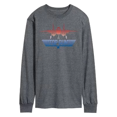 Мужская футболка с длинным рукавом и графическим рисунком heather charcoal