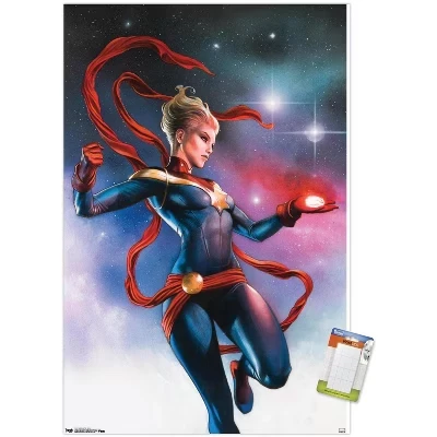 Кинематографическая Вселенная Marvel - Капитан Марвел - Звезды на настенных плакатах без рамы