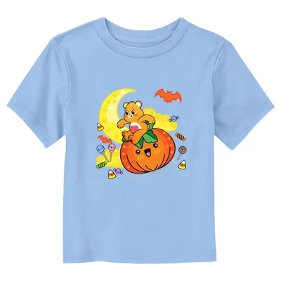Футболка для девочек Care Bears, Хэллоуин, голубая