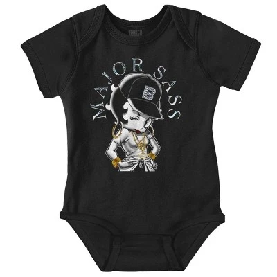 Боди для девочки Brisco Brands Betty Boop, черное