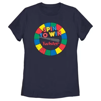 Женская футболка Twister Spin To Win, синяя