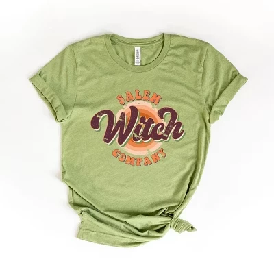 Женская футболка Simply Sage Market Salem Witch, зеленая
