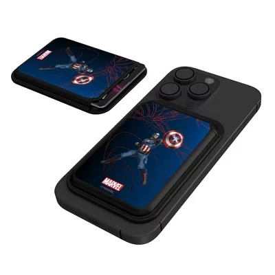 Магнитный кардхолдер Keyscaper Avengers MechLine, черный