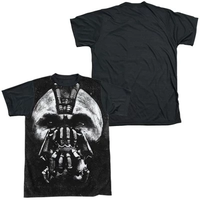 Мужская футболка с коротким рукавом для костюма Dark Knight Rises Big Bane Head белого цвета