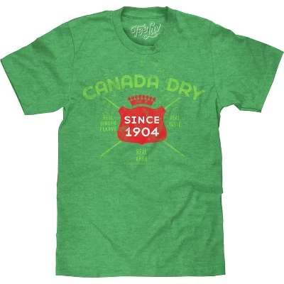 Мужская футболка TEE LUV Canada Dry, зеленая