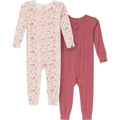 Пижама Modern Moments™ от Gerber для маленьких девочек в обтяжку из 2-х комплектов без задника