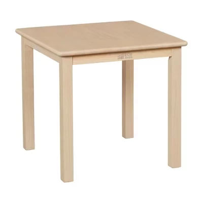 Детский стол ECR4Kids 24″×24″ с ножками 22″, белый
