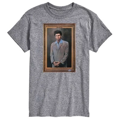 Мужская футболка с коротким рукавом и графическим рисунком Kramer Portrait athletic heather