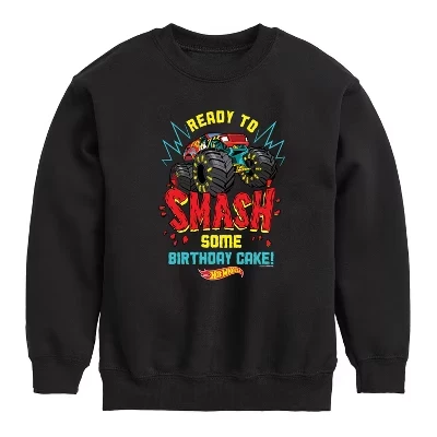 Флисовая толстовка Ready To Smash Cake с графическим рисунком и длинным рукавом, черная