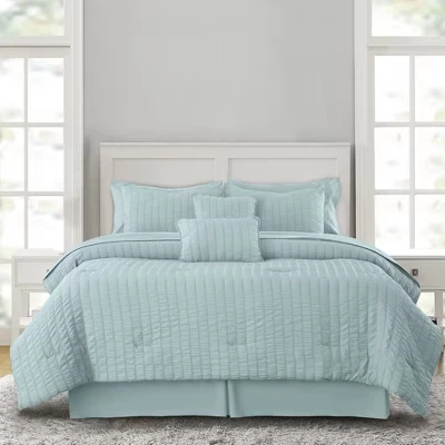 Комплект альтернативных стеганых одеял Lux Decor из 10 сезонных реверсивных пуховых одеял - постельное белье из микрофибры в мешке