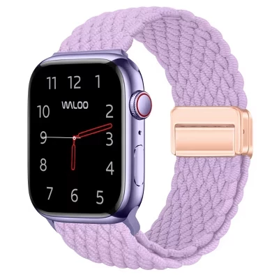 Плетеный нейлоновый ремешок с магнитной петлей для Apple Watch