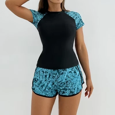 Женский танкини BLUEMING с шортами, синий