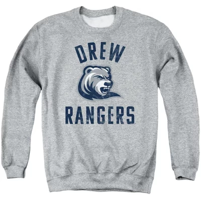 Унисекс свитшот NCAA Drew Rangers, серый меланж