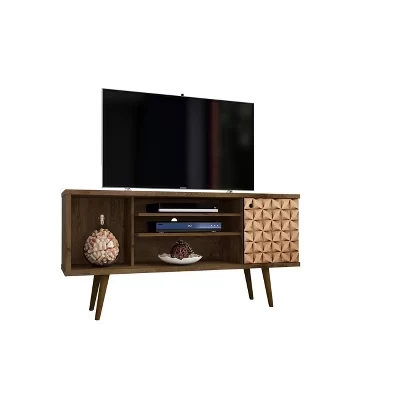ТВ-тумба Manhattan Comfort Liberty 53,14″ до 50″, коричневая