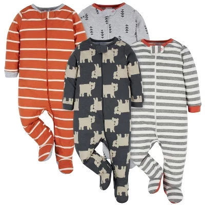 Пижама-слип для мальчиков Onesies Sleep 'N Plays, 4 шт.