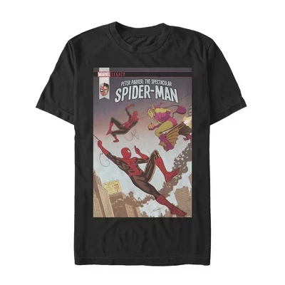 Мужская футболка Marvel Legacy Spider-Man, черная