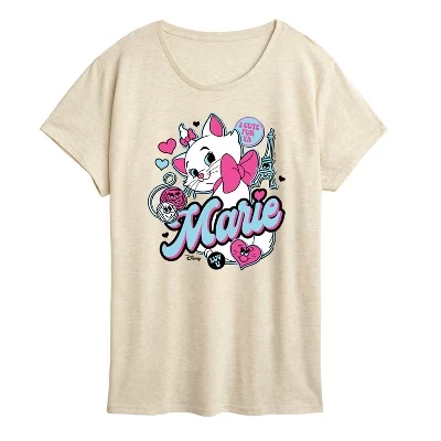 Женская футболка Disney Aristocats Marie, бежевая
