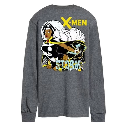 Мужской лонгслив Marvel Storm Logo, угольно-серый
