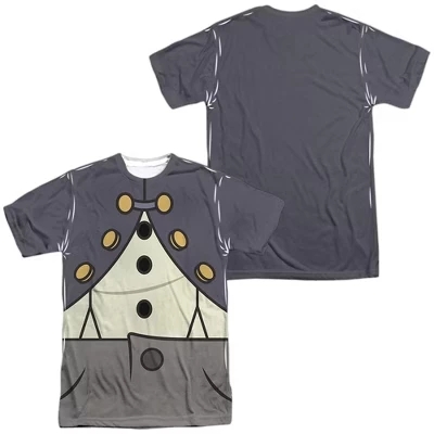 Мужская футболка с коротким рукавом Over The Garden Wall Wirt Costume Tee (принт спереди сзади), белая