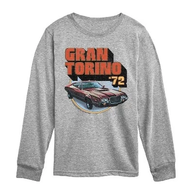 Футболка 72 Gran Torino с длинным рукавом и графическим рисунком athletic heather