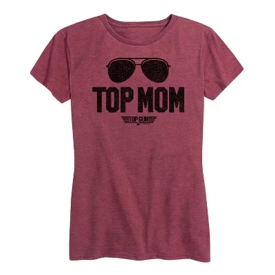Женская футболка с коротким рукавом Top Mom с графическим рисунком