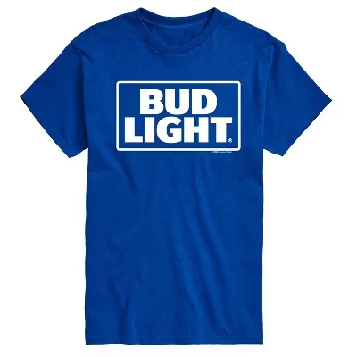 Мужская футболка Bud Light Logo, синяя