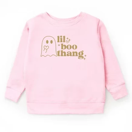 Детская толстовка The Juniper Shop Lil Boo Thang, розовая