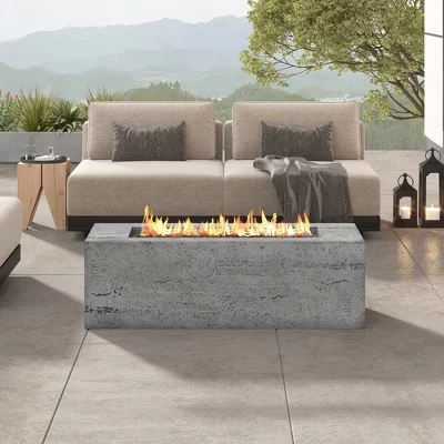 Газовая костровая чаша ModernLuxe 40 000 BTU, серая