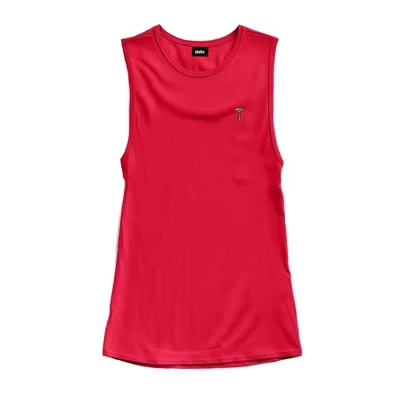 Женский кофейный Мартини Muscle Tank красный