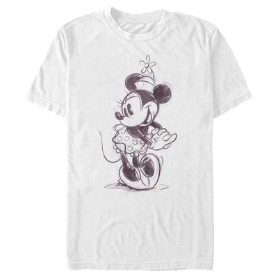 Мужская футболка Mickey & Friends Minnie Mouse, белая