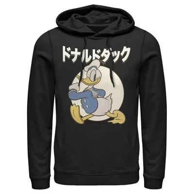 Мужское худи Disney Дональд Дак, черное