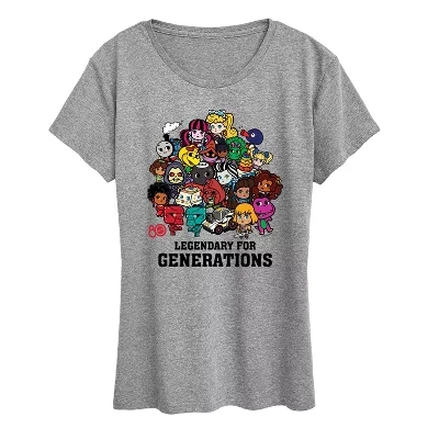 Женская легендарная футболка с коротким рукавом и графическим принтом For Generations