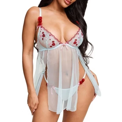 Женское нижнее белье Rosamund Babydoll с розочками c02