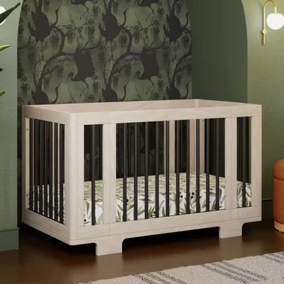 Кроватка Babyletto Yuzu 8-в-1 с комплектом конверсии, черная