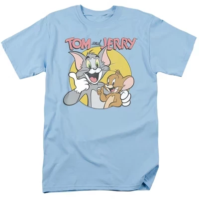 Футболка для взрослых Tom And Jerry Classic Pals светло-голубая