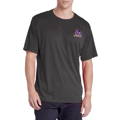 Мужская футболка NCAA JMU с логотипом, графитовая