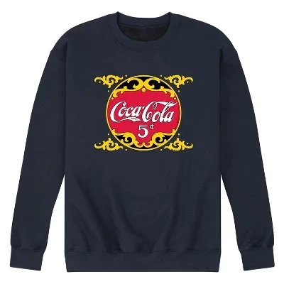 Мужская флисовая толстовка с графическим логотипом Coca-Cola Heritage для мужчин