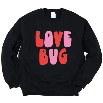 Женская толстовка с рисунком Love Bug Bold midnight