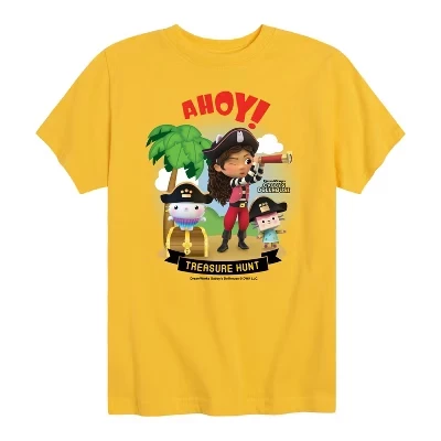 Футболка Ahoy Treasure Hunt с коротким рукавом и рисунком желтого цвета