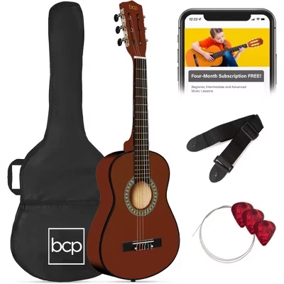 Детская акустическая гитара Best Choice Products 30″, махагоновая