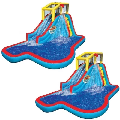 Детская надувная водная горка Banzai Slide N Soak, 2 шт.